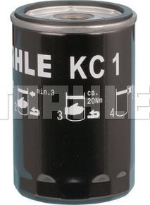 MAHLE KC 1 - Filtro carburante autozon.pro