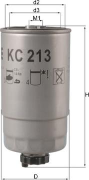 MAHLE KC 213 - Filtro carburante autozon.pro