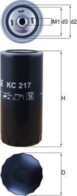 MAHLE KC 217 - Filtro carburante autozon.pro