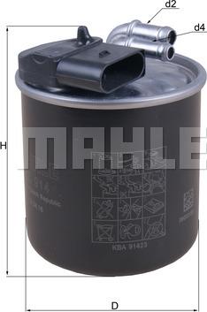 MAHLE KL 914 - Filtro carburante autozon.pro