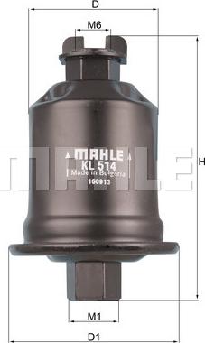 MAHLE KL 514 - Filtro carburante autozon.pro