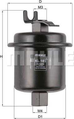 MAHLE KL 185 - Filtro carburante autozon.pro