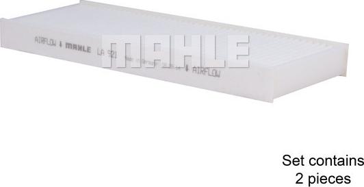 MAHLE LA 921/S - Filtro, Aria abitacolo autozon.pro