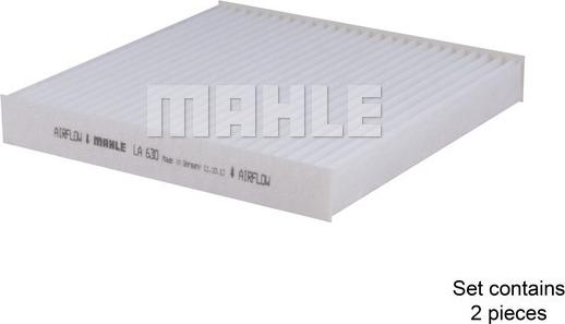 MAHLE LA 630/S - Filtro, Aria abitacolo autozon.pro