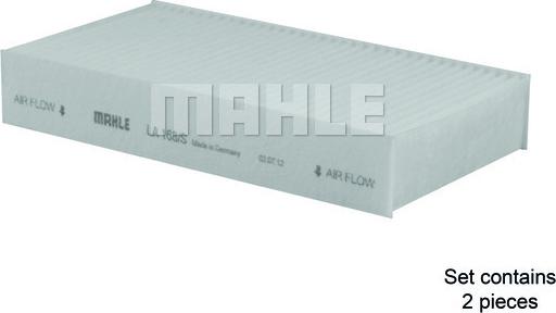 MAHLE LA 168/S - Filtro, Aria abitacolo autozon.pro