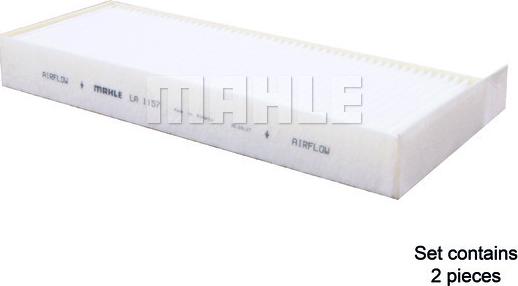 MAHLE LA 1157/S - Filtro, Aria abitacolo autozon.pro