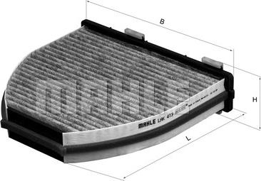 MAHLE LAK 413 - Filtro, Aria abitacolo autozon.pro