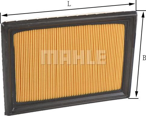 MAHLE LX 3440 - Filtro aria autozon.pro