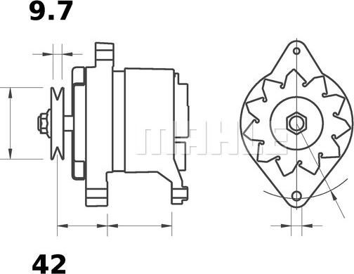 MAHLE MG 491 - Alternatore autozon.pro