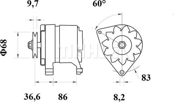 MAHLE MG 426 - Alternatore autozon.pro