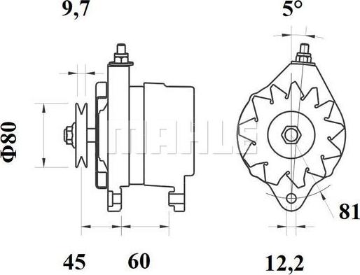 MAHLE MG 16 - Alternatore autozon.pro