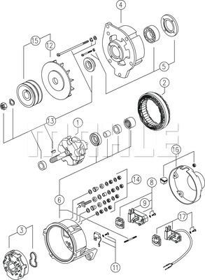 MAHLE MG 299 - Alternatore autozon.pro