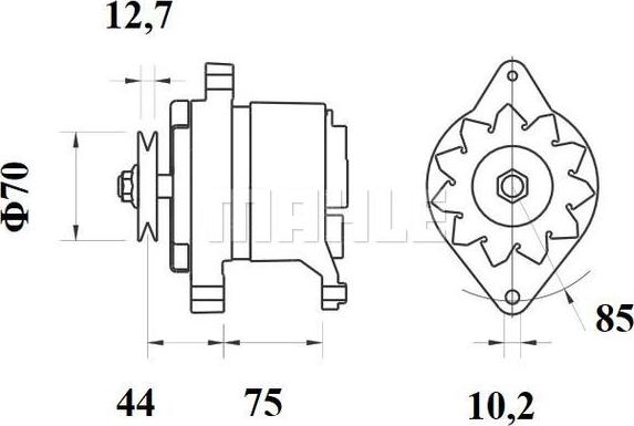 MAHLE MG 86 - Alternatore autozon.pro