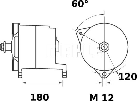 MAHLE MG 299 - Alternatore autozon.pro