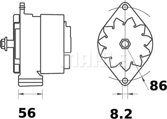 MAHLE MG 270 - Alternatore autozon.pro