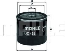 MAHLE OC 458 - Filtro olio autozon.pro