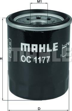 MAHLE OC 1177 - Filtro olio autozon.pro