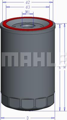 MAHLE OC 895 - Filtro olio autozon.pro