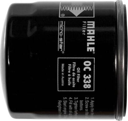 MAHLE OC 338 - Filtro olio autozon.pro