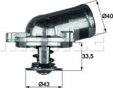 MAHLE TI 22 87 - Termostato, Refrigerante autozon.pro