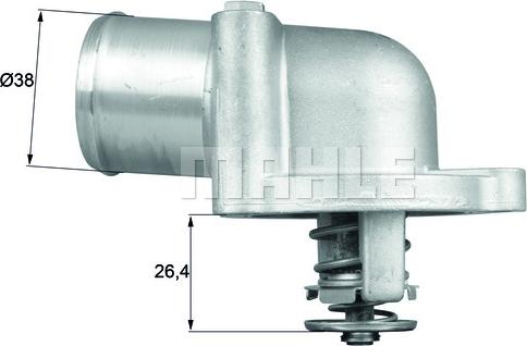 MAHLE TI 78 87D - Termostato, Refrigerante autozon.pro