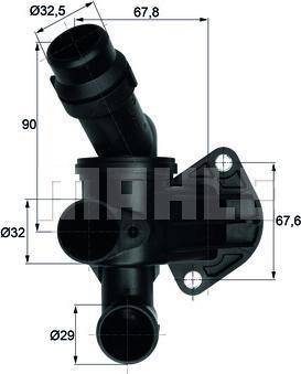 MAHLE TI 7 87 - Termostato, Refrigerante autozon.pro