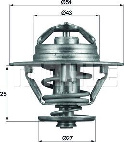 MAHLE TX 93 74D - Termostato, Refrigerante autozon.pro