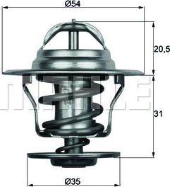 MAHLE TX 15 87 D - Termostato, Refrigerante autozon.pro