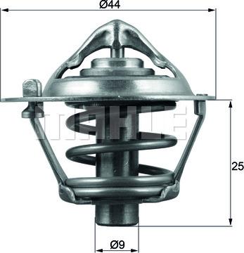 MAHLE TX 113 88D - Termostato, Refrigerante autozon.pro