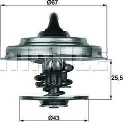 MAHLE TX 18 75 - Termostato, Refrigerante autozon.pro