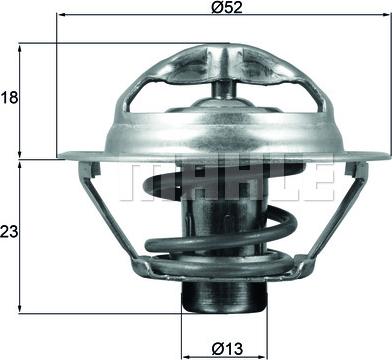 MAHLE TX 175 95D - Termostato, Refrigerante autozon.pro