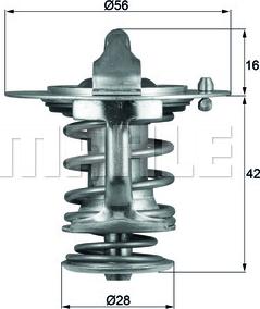 MAHLE TX 83 76D - Termostato, Refrigerante autozon.pro