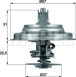 MAHLE TX 25 71D - Termostato, Refrigerante autozon.pro