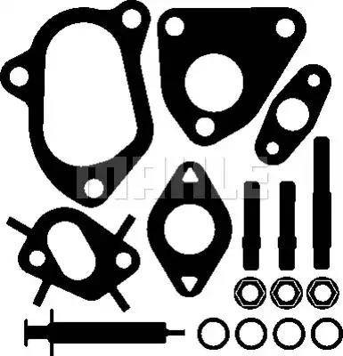 MAHLE 011 TA 19010 000 - Kit montaggio, Compressore autozon.pro