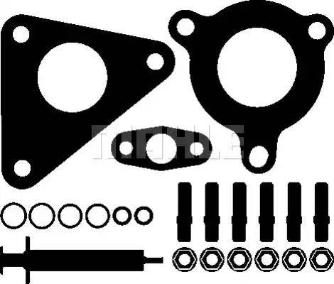 MAHLE 021 TA 16195 000 - Kit montaggio, Compressore autozon.pro