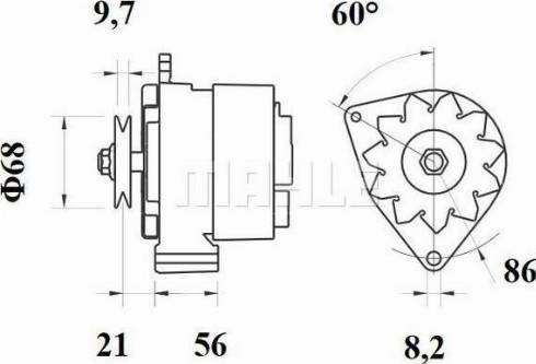 MAHLE 11201096 - Alternatore autozon.pro