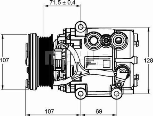 MAHLE ACP 859 000P - Compressore, Climatizzatore autozon.pro