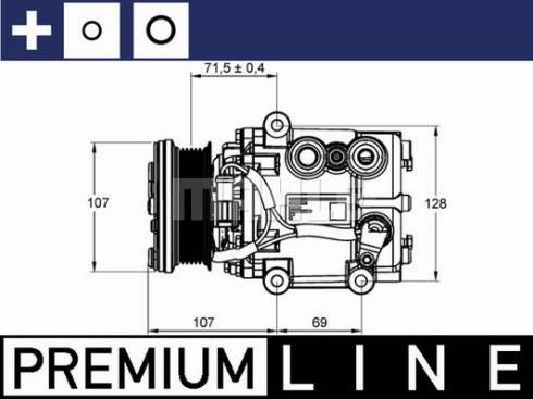 MAHLE ACP 859 000P - Compressore, Climatizzatore autozon.pro