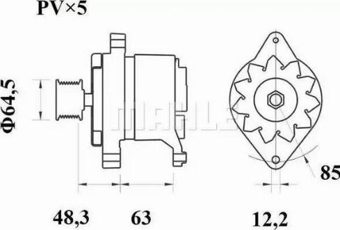 MAHLE MG 99 - Alternatore autozon.pro