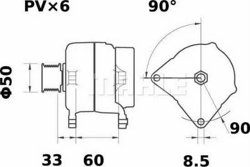 MAHLE MG 91 - Alternatore autozon.pro