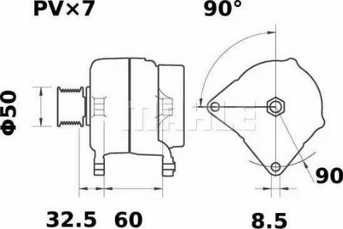 MAHLE MG 65 - Alternatore autozon.pro