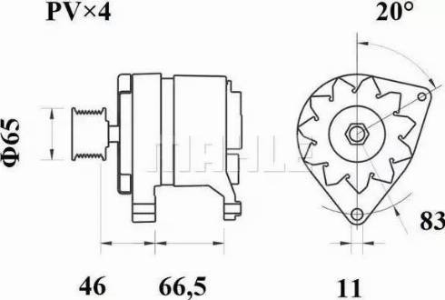 MAHLE MG 194 - Alternatore autozon.pro