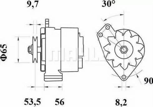 MAHLE MG 193 - Alternatore autozon.pro