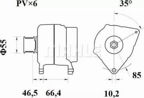 MAHLE MG 325 - Alternatore autozon.pro