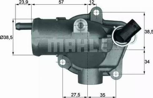 MAHLE TH 11 87 - Termostato, Refrigerante autozon.pro