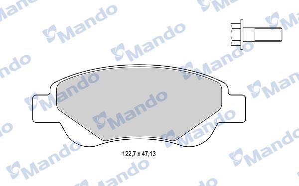 Mando MBF015479 - Kit pastiglie freno, Freno a disco autozon.pro