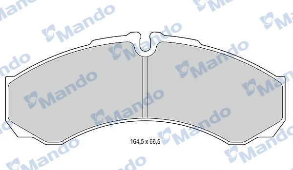 Mando MBF015560 - Kit pastiglie freno, Freno a disco autozon.pro