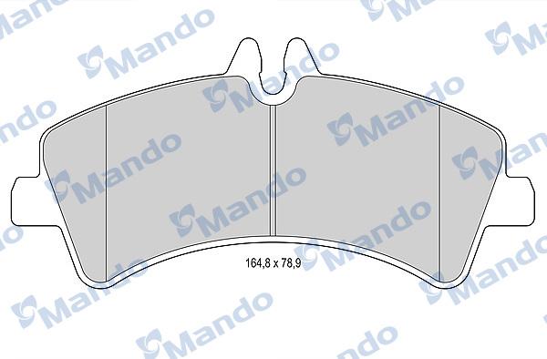 Mando MBF015040 - Kit pastiglie freno, Freno a disco autozon.pro