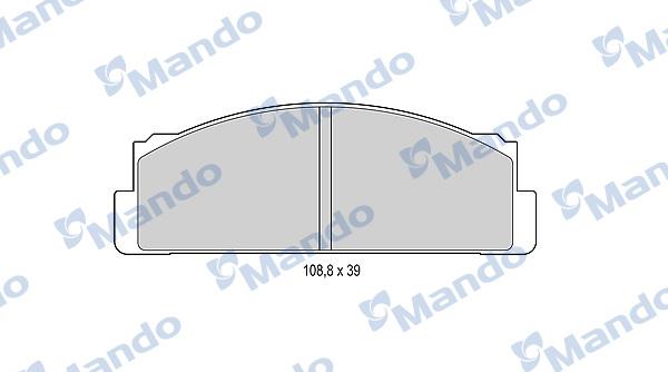 Mando MBF015053 - Kit pastiglie freno, Freno a disco autozon.pro