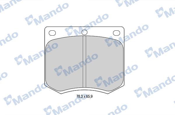 Mando MBF015061 - Kit pastiglie freno, Freno a disco autozon.pro